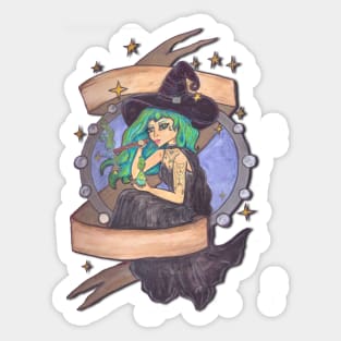 Magic Potion Witch Sticker